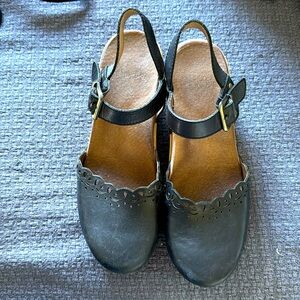 DANSKO | Marta laser cutout Mary Jane clogs